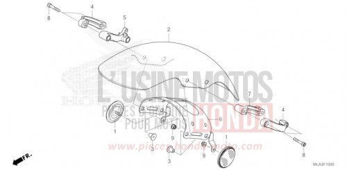KOTFLUEGEL, VORNE CMX1100DN de 2022